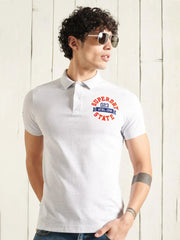 Classic White Short Sleeve Polo Shirt