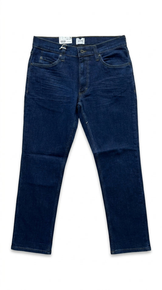 Mustang Men’s Deep Raw Indigo Straight Jeans