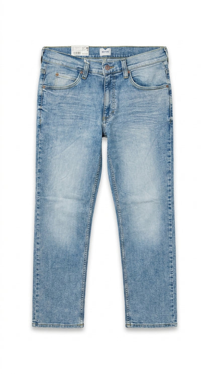 Mustang Men’s Bleach Blue Stonewashed Jeans