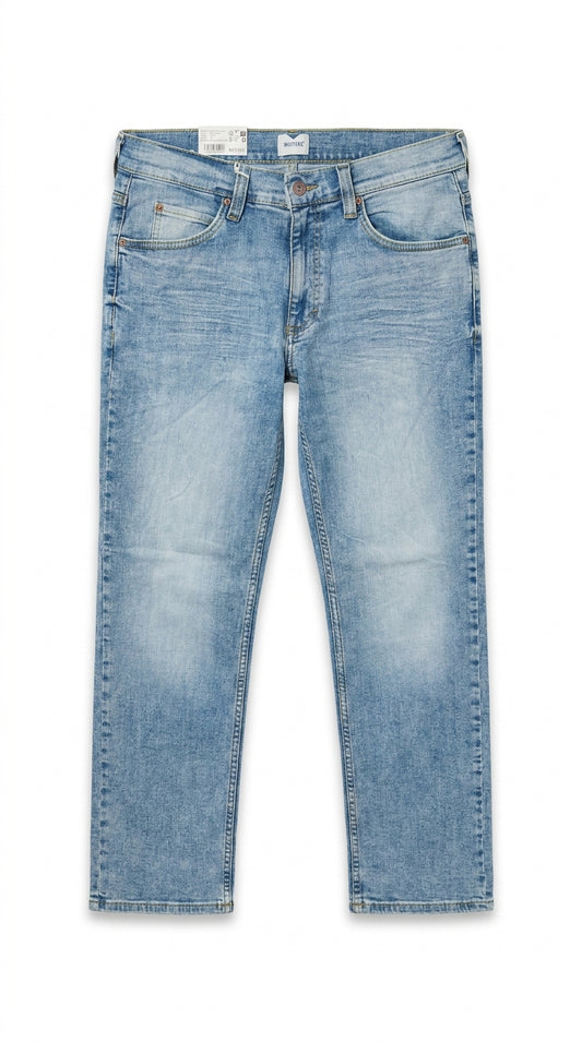 Mustang Men’s Bleach Blue Stonewashed Jeans