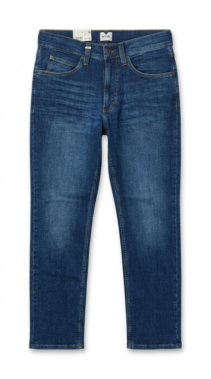 Mustang Men’s Classic Blue Mid-Wash Jeans