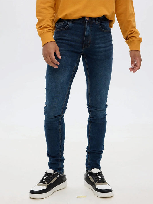 Dark faded Blue Slim fit Jeans Pant