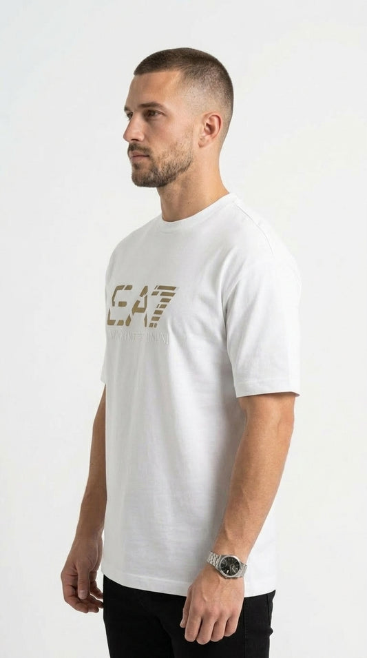 EA7 Emporio Armani Metallic Graphic Tee