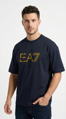 EA7 Emporio Armani Metallic Graphic Tee