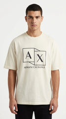 Armani Exchange | Logo Graphic T-Shirt in Off-White