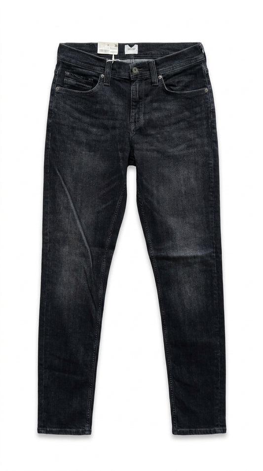 Mustang Men’s Washed Black Straight Jeans
