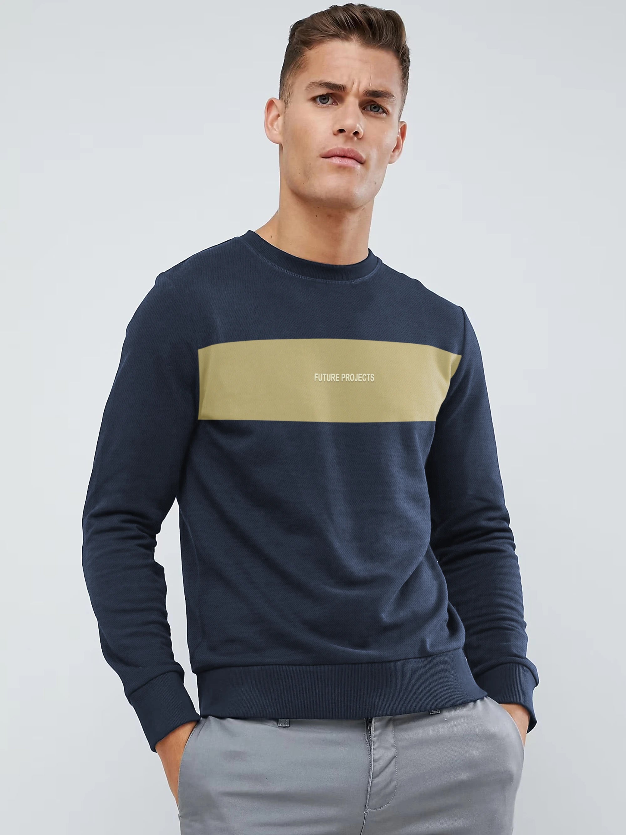 Future Projects Color Block Sweatshirt