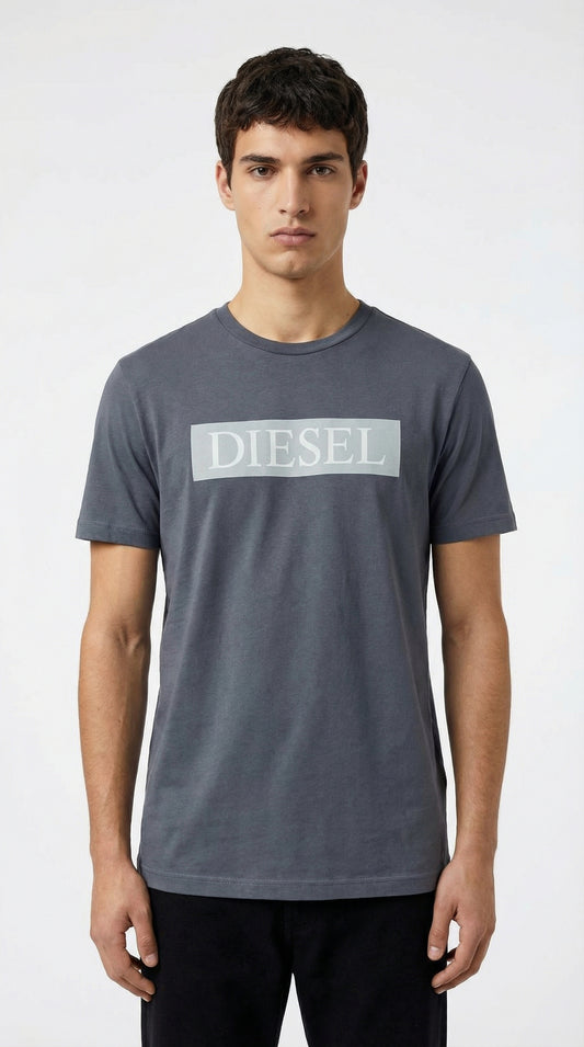 Diesel Premium Pure Cotton T-Shirt - Heather Grey