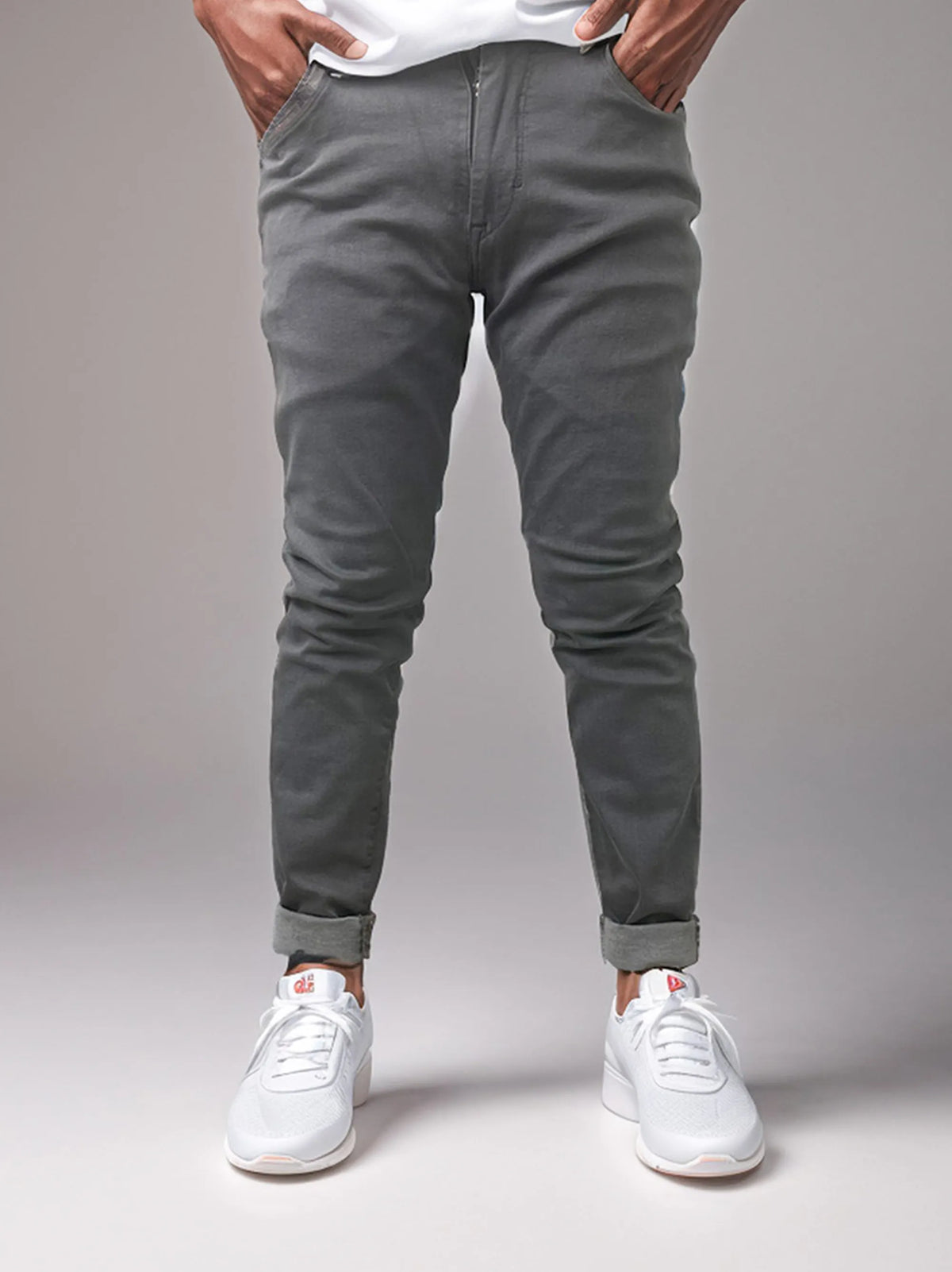 Grey Slim fit Stretchable Jeans Pant for men