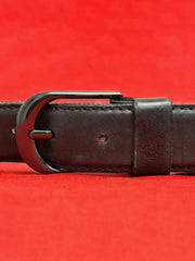 High Quality Black Leather Belt