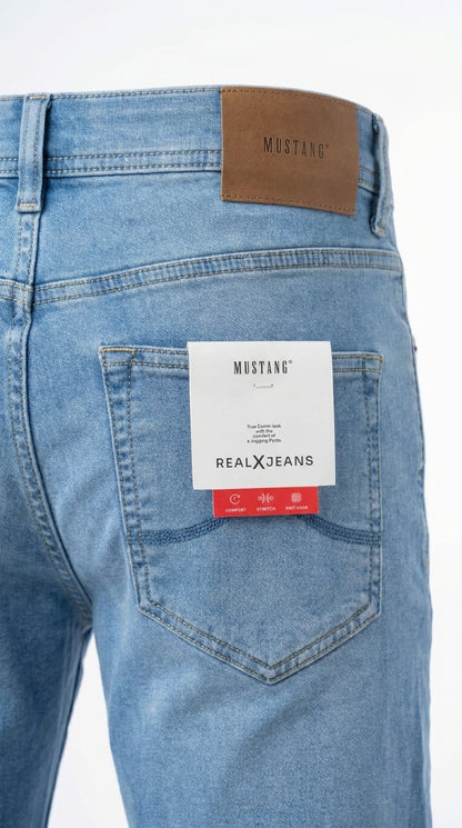 Mustang Men’s Oregon Siax Light Blue Jeans