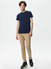 Lacoste Mens Regular Fit Crew Neck Blue T-shirt