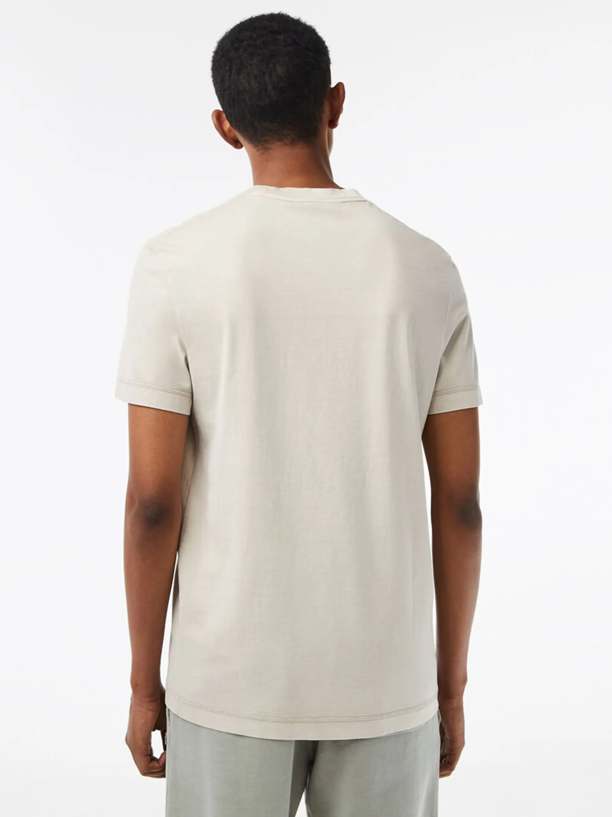 Lacoste Mens Regular Fit Crew Neck Skin T-shirt