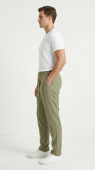 GUESS Riviera Linen Drawstring Trouser