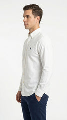 Ralph Lauren Classic Fit Linen Shirt – White