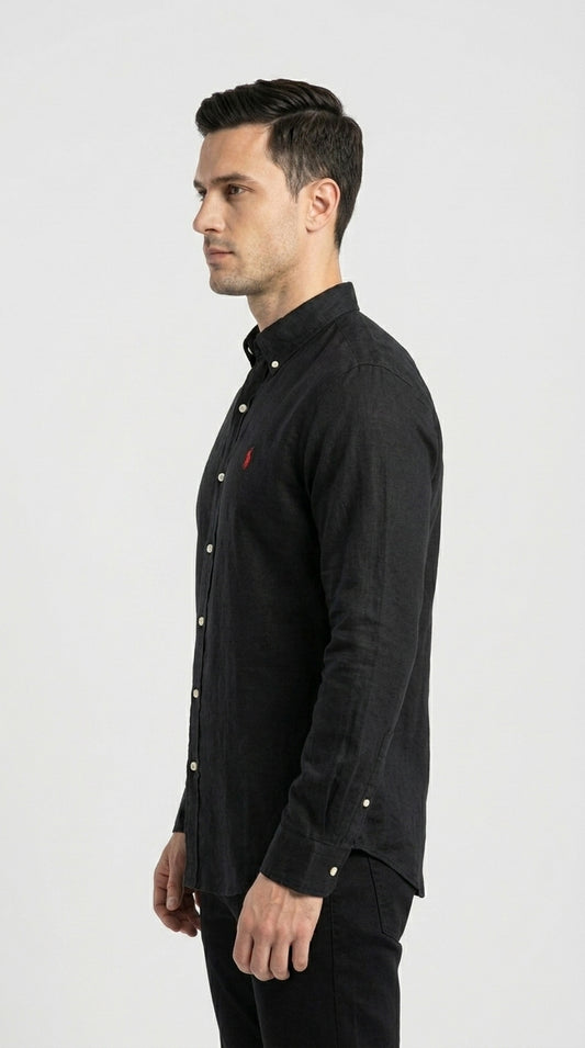 Ralph Lauren Classic Fit Oxford Shirt  – Black