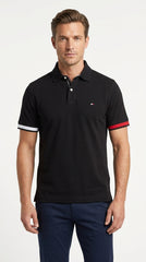 Tommy Hilfiger Signature Prep Colorblock-Cuff Polo