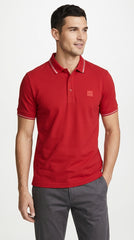 BOSS Tipped Edge Rubber-Badge Polo
