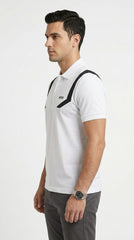 BOSS Graphic Chevron Panel Polo