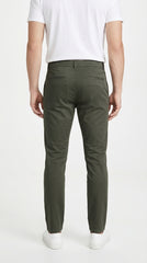 Premium Cotton Essential Chinos – Dark Olive