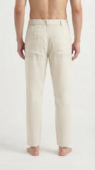 Ivory Breeze Linen Trousers