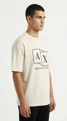 Armani Exchange | Logo Graphic T-Shirt in Off-White