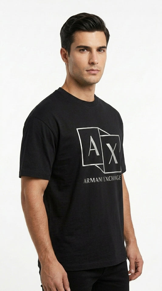 Armani Exchange | Logo Graphic T-Shirt in Black