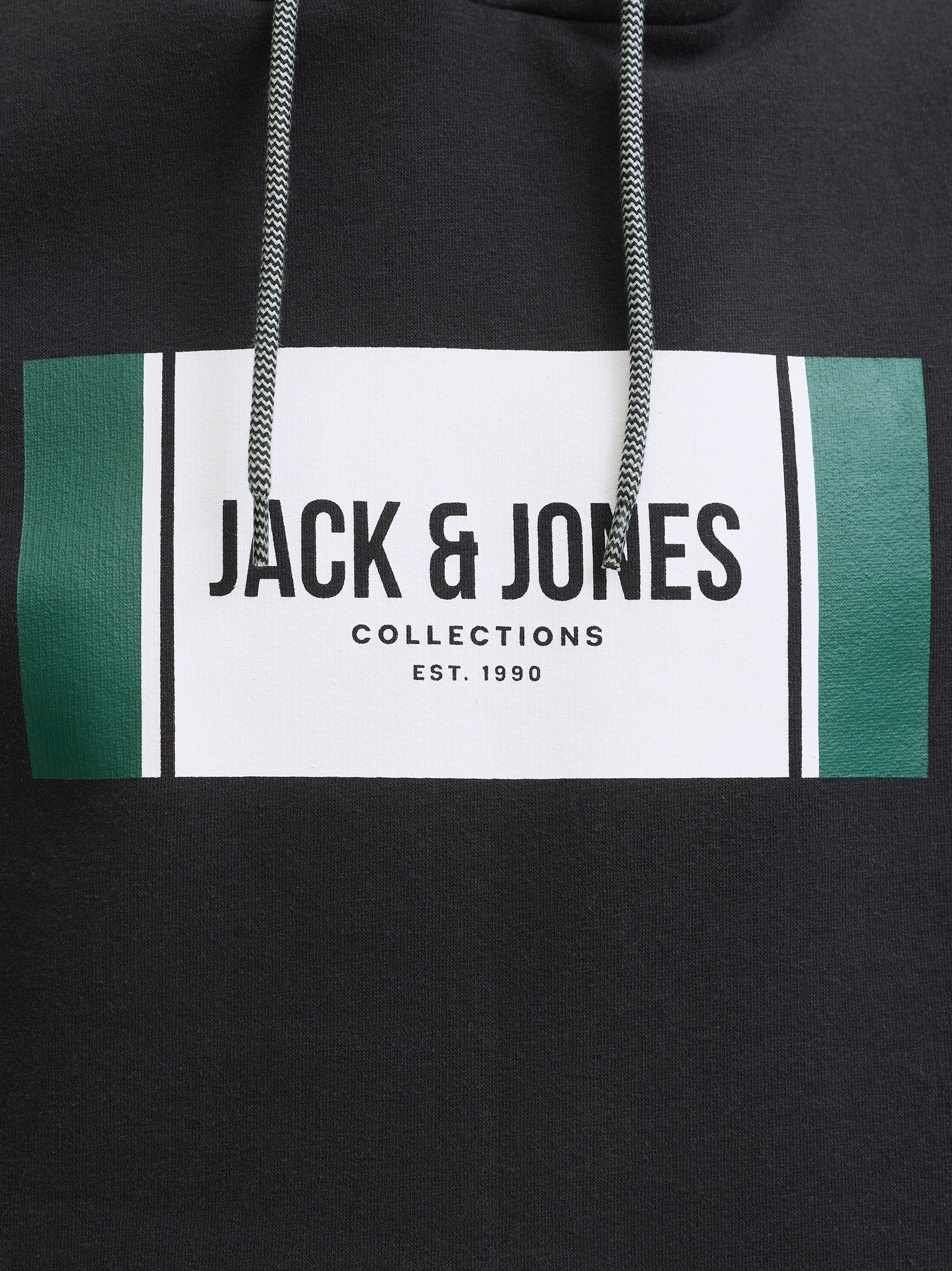 Men Black Logo Print Hayato Sweatshirt