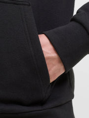 Men Black Logo Print Hayato Sweatshirt