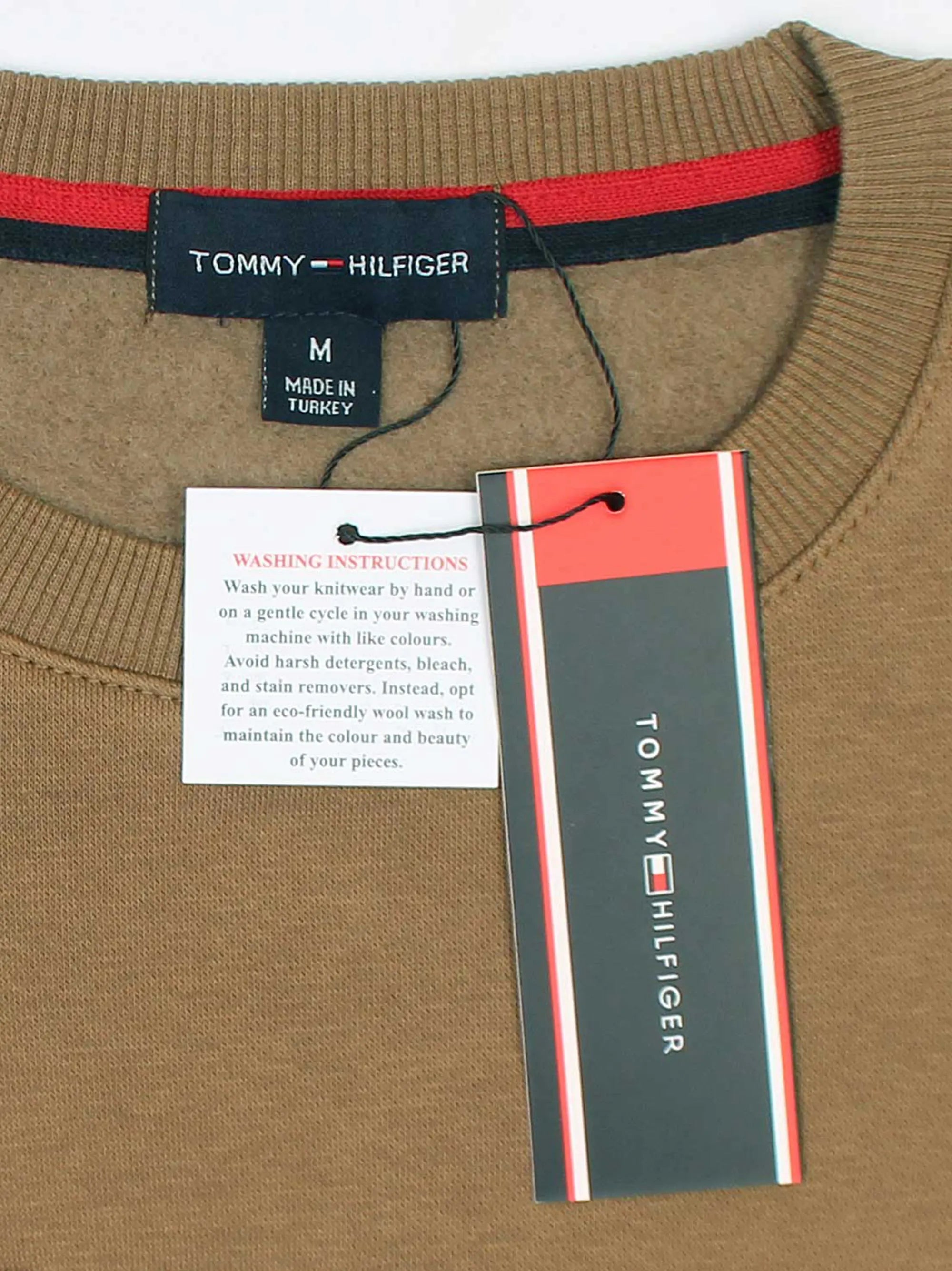 Men Embroidery Logo Mustard Sweatshirt