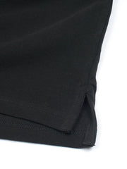 Men Iconic Embroidery Logo Black Polo Shirt