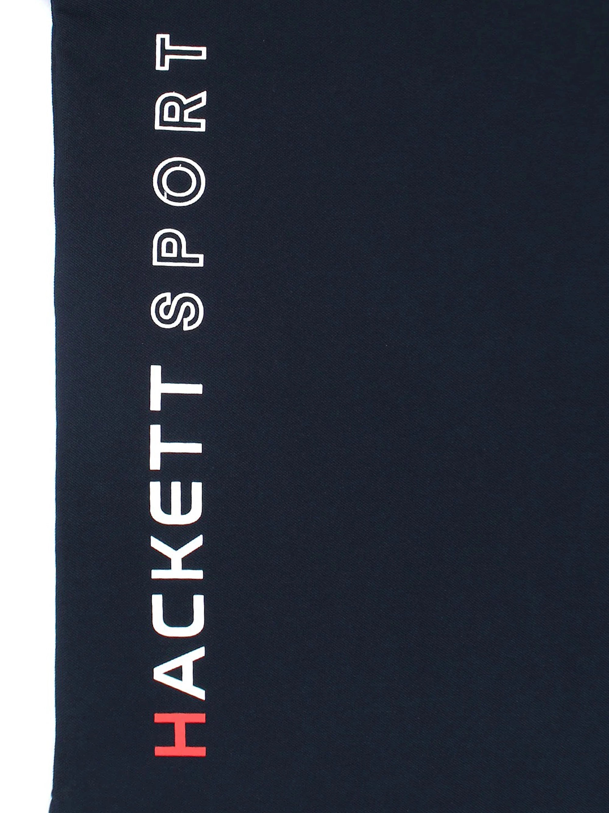 Men Side Logo Navy Blue Polo Shirt