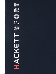 Men Side Logo Navy Blue Polo Shirt