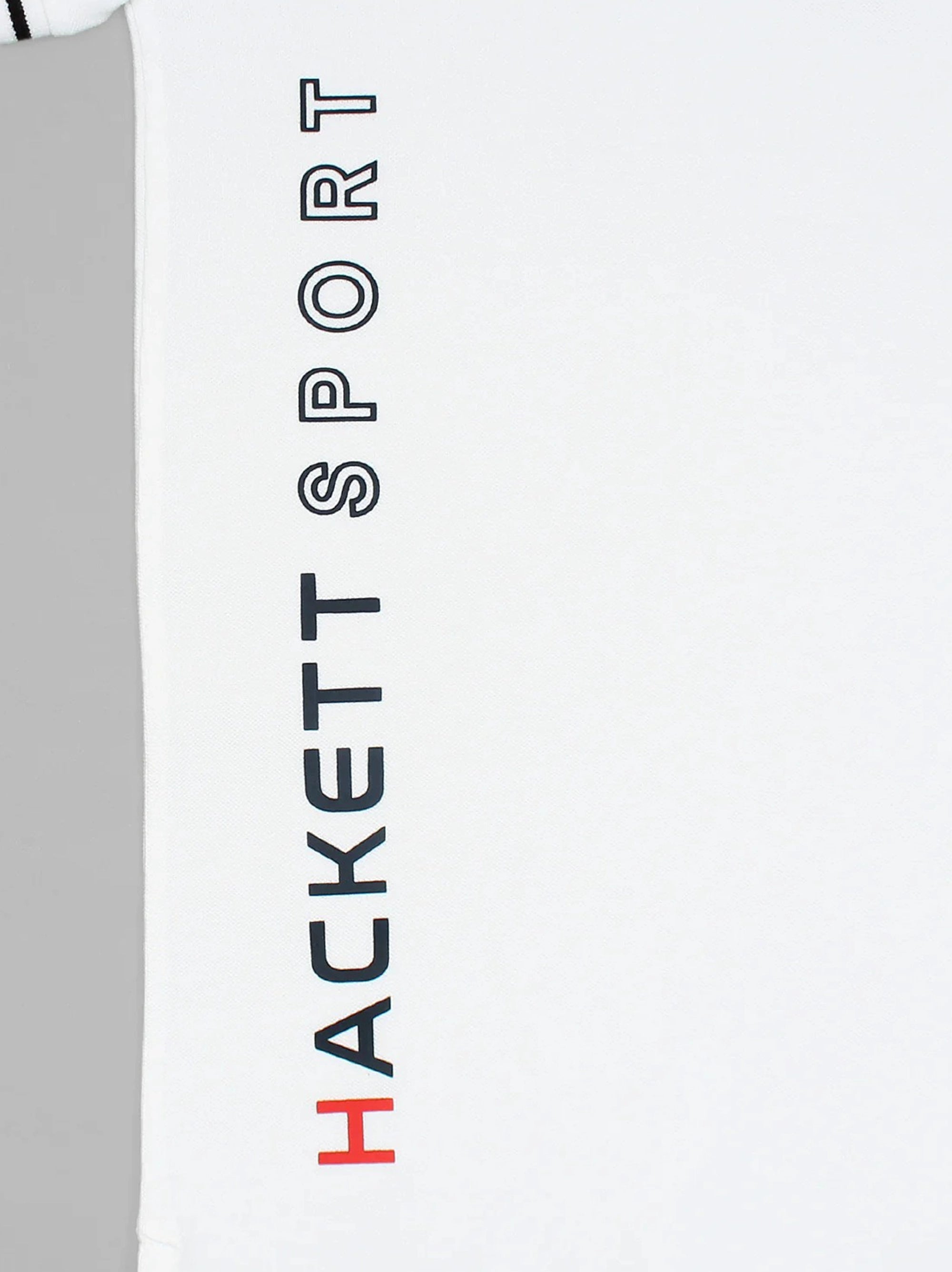 Men Side Logo White Polo Shirt