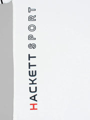 Men Side Logo White Polo Shirt