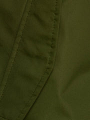 Men Side Pocket Dark Olive Bomber Jacket