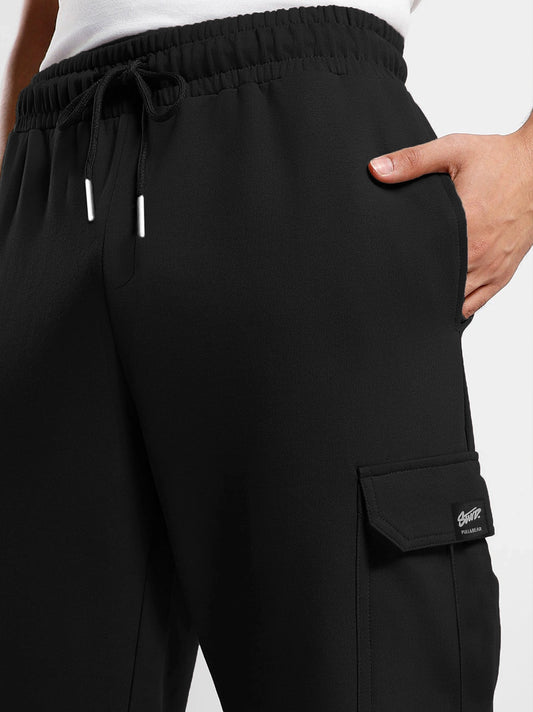 Men's Black 6-Pocket Trouser