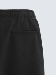 Men's Black Lining Textured Jogger Stretch Pants