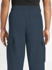 Men's Blue Gray 5-Pocket Trouser