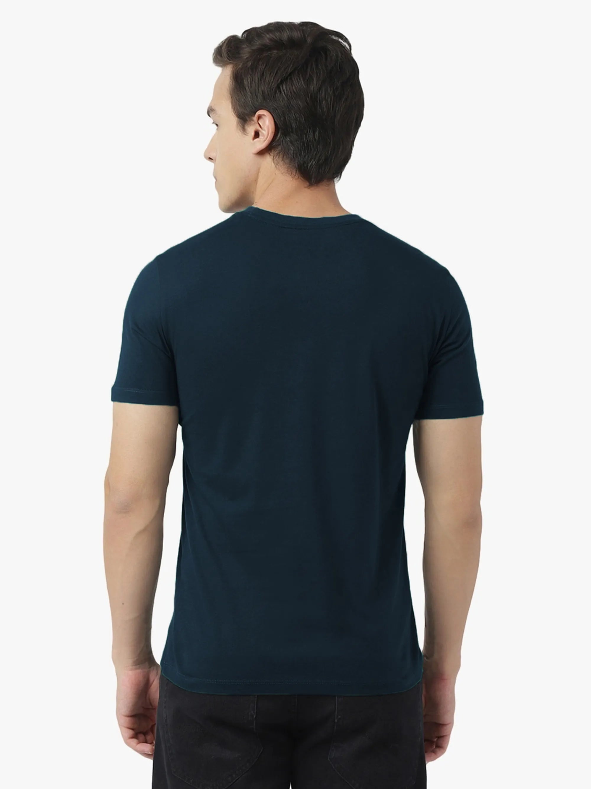 Men's Blue Regular-Fit Box A|X Logo T-ShirtMen's Blue Regular-Fit Box A|X Logo T-Shirt