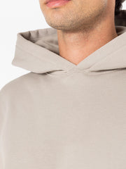 Men's Chest Colne Logo Hoodie - Light Brown
