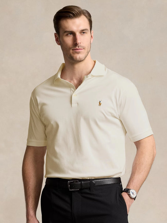 Men's Colourful Embroidery Logo Skin Polo Shirt