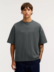 Men's Drop Shoulder Gray Tee