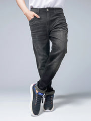 Men’s Faded Slim fit Stretchable Blackish Grey Jeans Pant