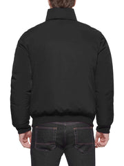 Men's Flex Performance Zip-front Bomber Jacket - Black