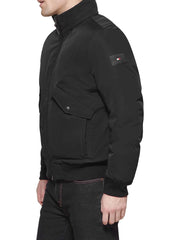 Men's Flex Performance Zip-front Bomber Jacket - Black