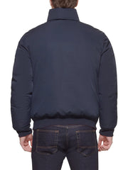 Men's Flex Performance Zip-front Bomber Jacket - Navy Blue