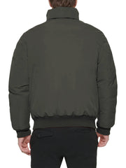 Men's Flex Performance Zip-front Bomber Jacket - Olive