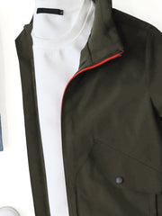 Men's Flex Performance Zip-front Bomber Jacket - Olive