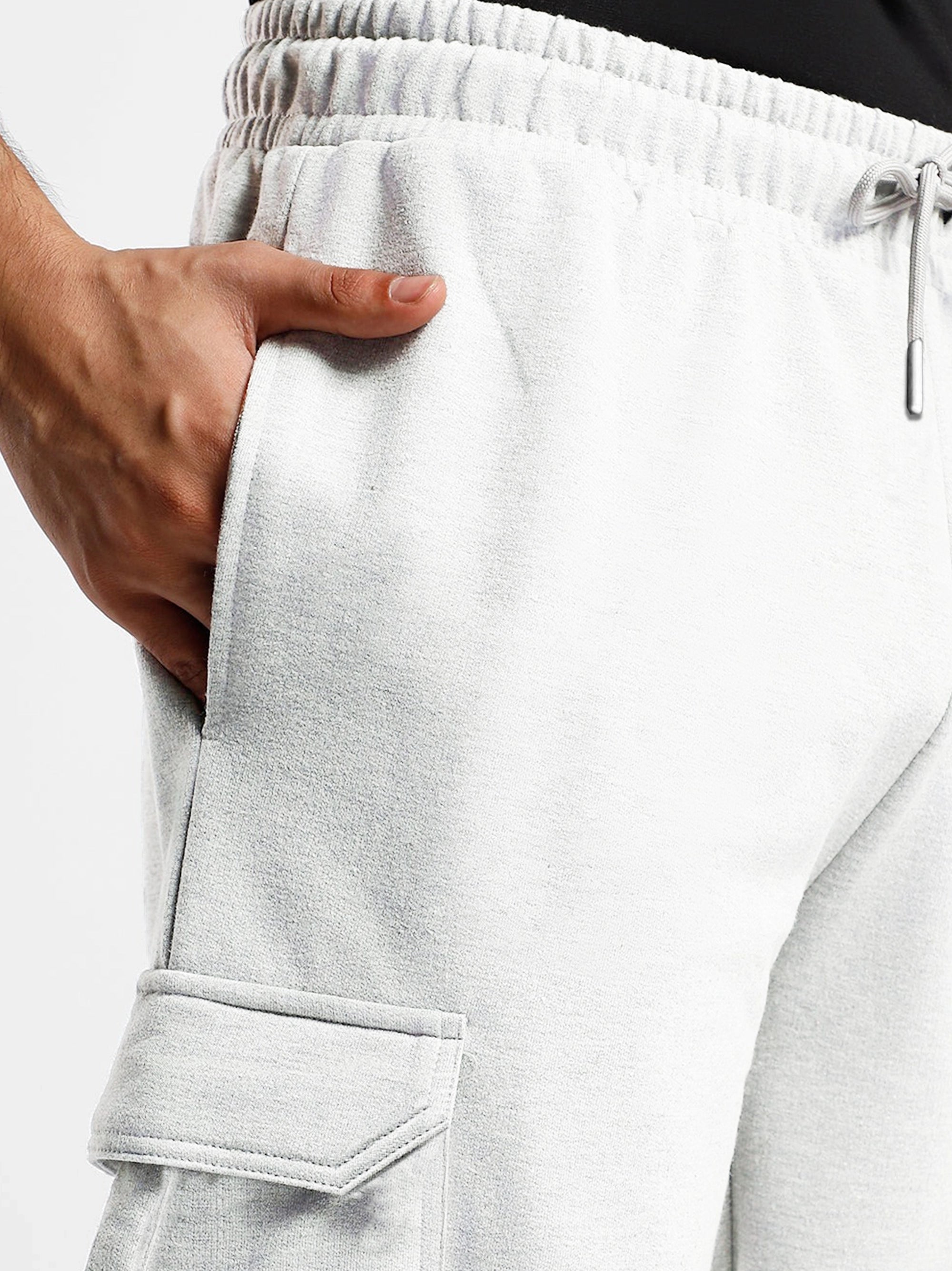 Men's Gray 5-Pocket Trouser
